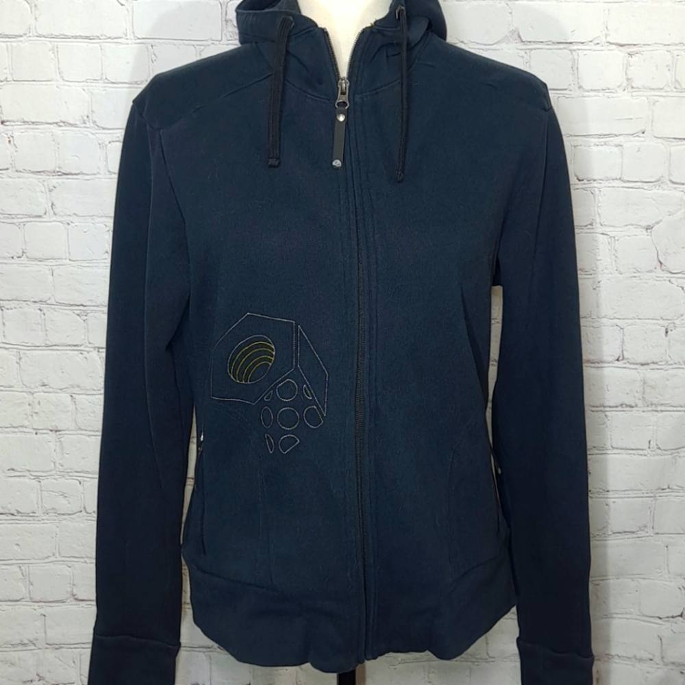 Mountain Hardwear Blue Zip Up Hoodie
